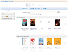 Tablet Screenshot of catalog.galionlibrary.org