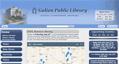 Desktop Screenshot of galionlibrary.org