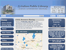 Tablet Screenshot of galionlibrary.org